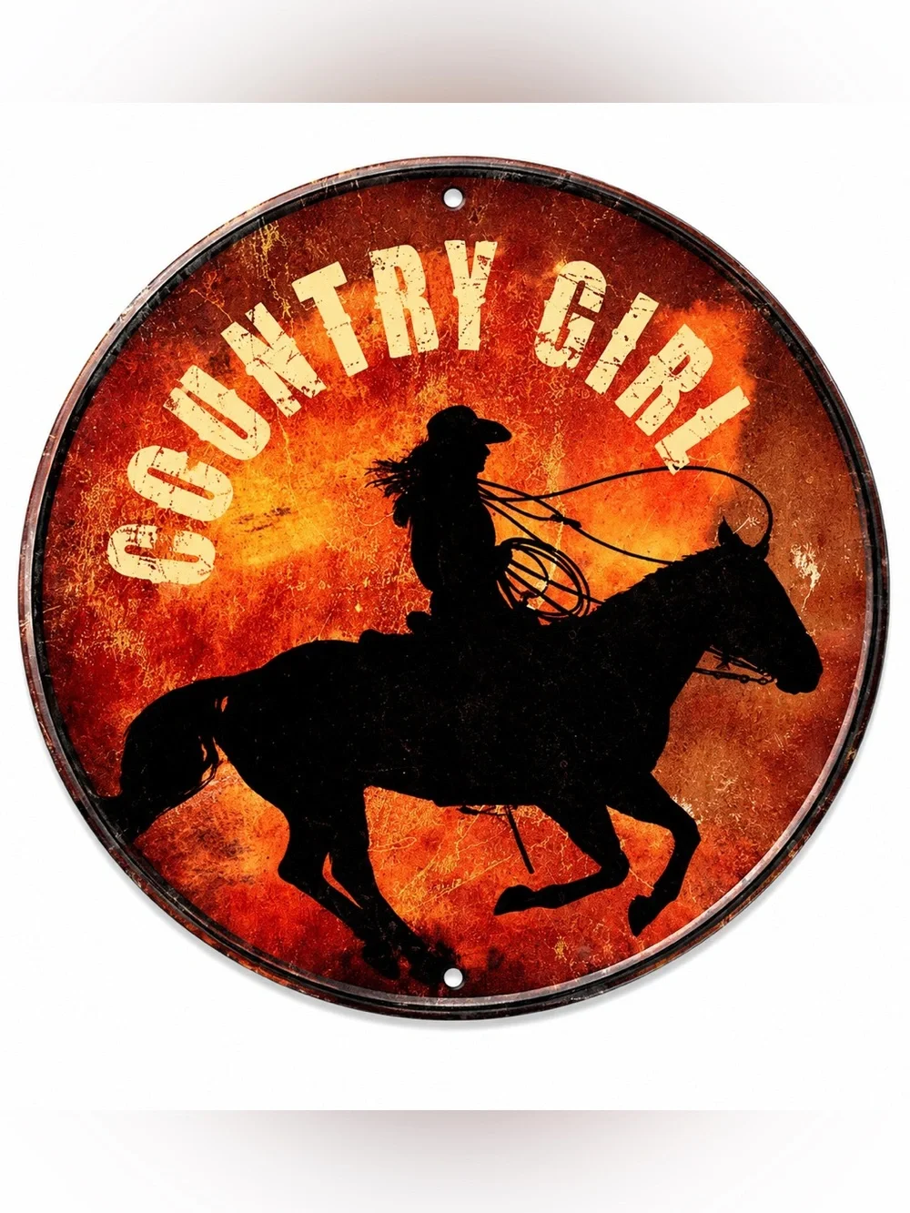 NEW Country Girl Metal Sign